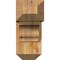 Ekena Millwork Balboa Craftsman Rough Sawn Bracket w/ Offset Brace, Western Red Cedar, 8"W x 18"D x 18"H BKT0806X18X18BOA04RWR - alternate 3